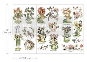 Furniture Transfers: Redesign Decor transfer-Flower Children 3 sheets
