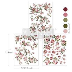 Redesign Decor Transfer Kacha- The Enchanted Grove Middy size.