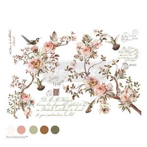 New The Blossom Reverie Transfer Fiber Tissue Collection: Redesign Decor Transfer-Blossom Tweet