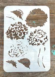 Stencil-Hydrangea layers