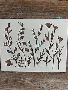 Stencil-Flower Field Wildflower