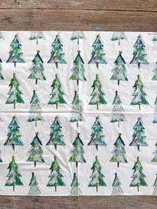 Christmas Craft Paint Collection: Napkin-Painted Christmas Tree