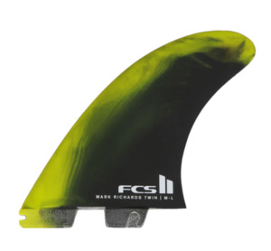 FCS II MR TWIN + STABILISER FIN - Cyber Lime