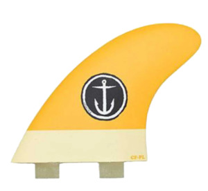 Captain Fin CF Pivot Twin Tab Tri Fin Set - LRG