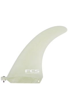 FCS Connect Screw & Plate 7" Longboard Fin Clear