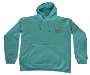 Products: New Wave Retro Print Hoodie Mint - Adult