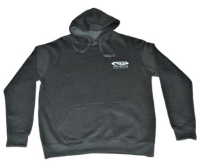 NEW WAVE HOODIE - Charcoal / white