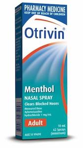 Sinus: Otrivin F5 Moist Menthol Spray 10ml