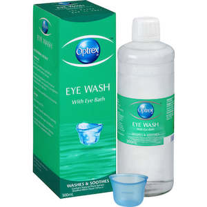 Eye Care: OPTREX Eye Wash with Bath 300ml