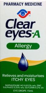Eye Care: Clear Eyes Allergy Eye Drops 15ml