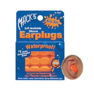 Ear Care: MACKS Kid's Size Silione Earplug 6pr