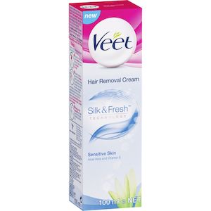 Shaving Hair Removal: VEET Cream Sens. Silk & Fresh 100ml