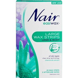 Shaving Hair Removal: NAIR Easiwax Strips Large 20s