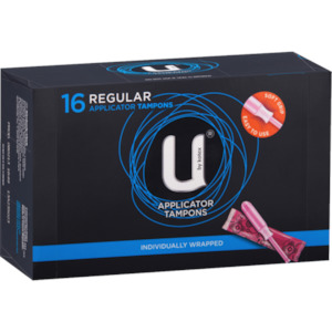 U BY KOTEX Tampons App. Reg. 16pk