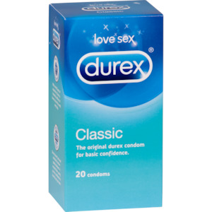 DUREX Classic Condoms 20pk