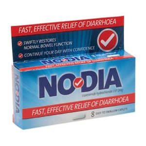 Digestive Care: NODIA Loperamide Hcl 2mg 8s
