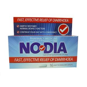 Digestive Care: NODIA Loperamide Hcl 2mg Caps 16s