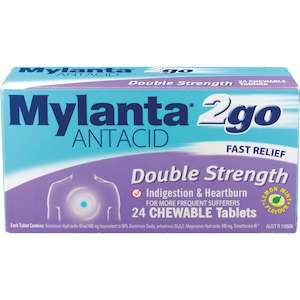 MYLANTA 2Go Double Strength Tabs 24s