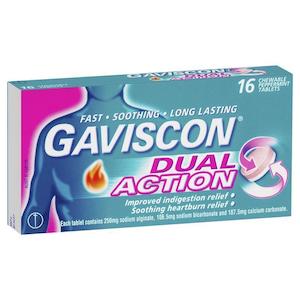 Digestive Care: GAVISCON Dual Action Tablets 16s