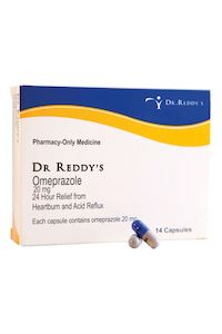 Dr Reddy Omeprazole 20mg Caps 14s