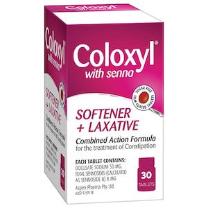 Coloxyl and Senna Tabs 30s