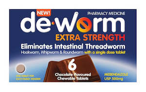 Digestive Care: DE-WORM 100mg 6tabs