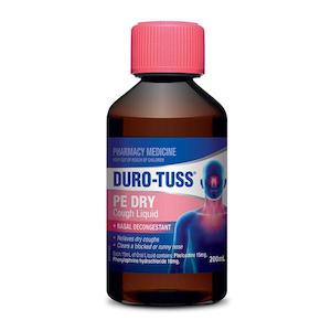 Pharmacist Only: DURO-TUSS PE Dry Cough 200ml