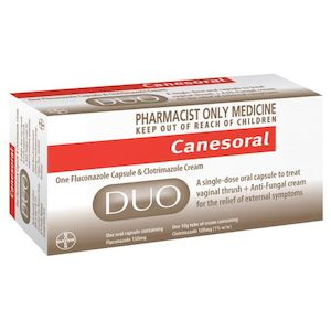 Canesoral Duo Cap & Anti-Fungal Cr