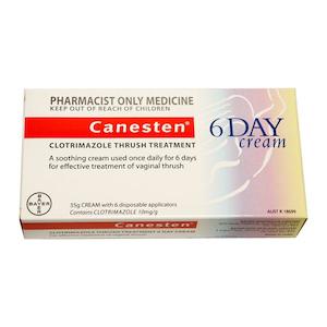 Canesten 6 Day Vaginal Cr. 35g
