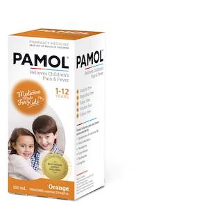 Pamol All Ages Orange Col/Free 100ml