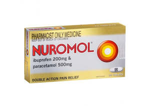 Pain Relief: NUROMOL Tablets 24s