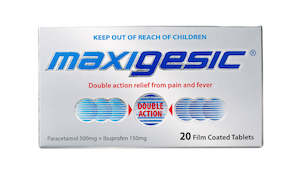 MAXIGESIC Pain Relief Tabs 20s