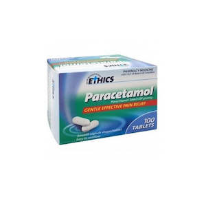 Pain Relief: Ethics Paracetamol 500mg Tabs 100s