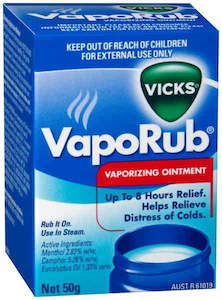 Cough And Cold: VICKS Vaporub 100g