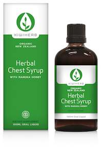 Cough And Cold: KIWI HERB Organic Chest Syrup 100ml