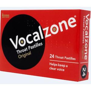 Cough And Cold: VOCALZONE Throat Pastilles 24pk