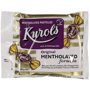 Cough And Cold: KUROLS Mentholated Pastilles 85g