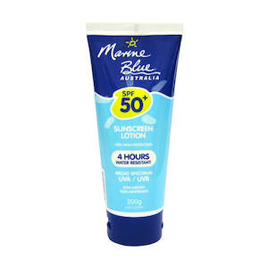 Suncare: MARINE BLUE S/Sc Lot SPF50+ Tb 200g