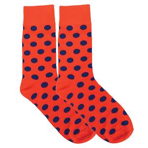 Socks: MISTA Mens Socks Polka
