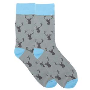 Socks: MISTA Mens Socks Deer