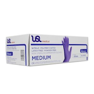 Covid 19: USL Exam Glove Latex Powder Free M