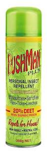 Insect Repellent: BUSHMAN Plus Aerosol +S/S 20% 350g