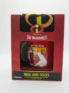 Gifts 1: Mr Incredible Mug Sock