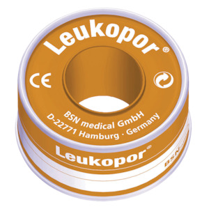First Aid Sports: Leukopor Hypoallergenic Tape 5.0cmx5m roll