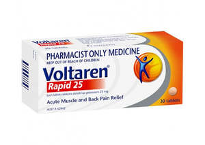Voltaren Rapid X/Str Tabs 25mg 30s