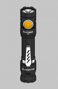Flashlights Packs and Apparel: Armytek Partner C2 Magnet USB, 18650 Battery, Warm