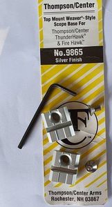 Rifle: Base Weaver Style Silver Finish