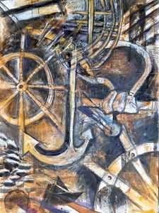 Products: New Zealand Whaling – drawing