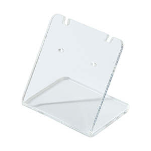 Display: Earring Holders - Acrylic - Clear - 34mm x 35mm x 27mm - 5 pieces