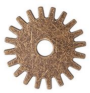 Steampunk Gears - Cogs - Antique Bronze - 10 pieces